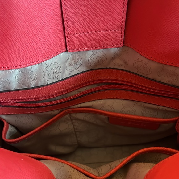 Coral Colored Purse - Picture 9 of 11